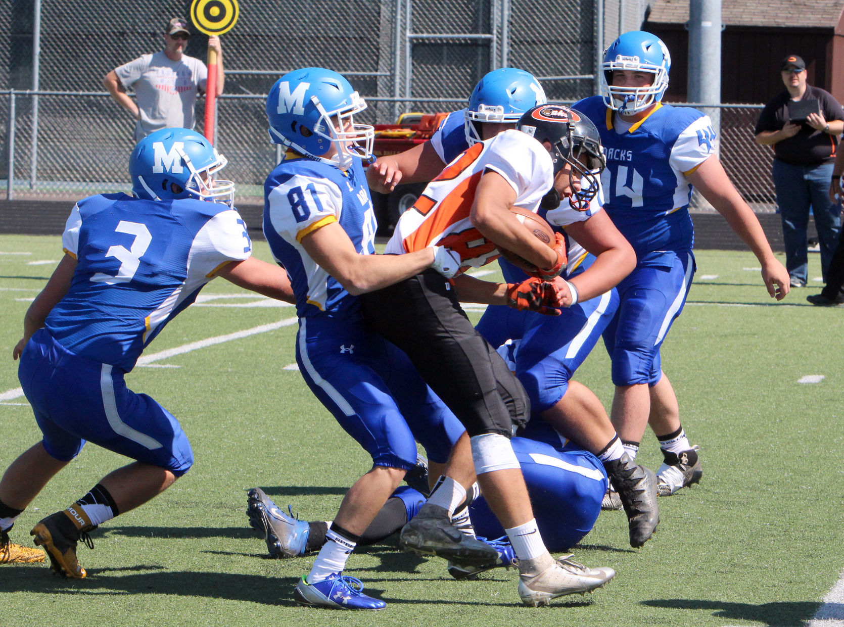 Oakfield at McDonell football 9-8-18